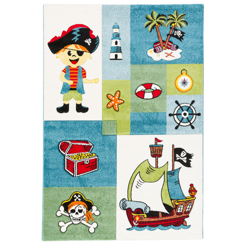 Barnum Rectangle Animal Print Area Rug, Rectangle 200 x 290cm