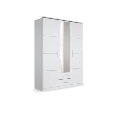 Micro 3 Door Manufactured Wood Wardrobe