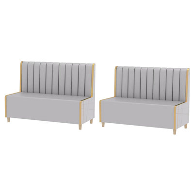 Danela 47.2'' Faux Leather Loveseat