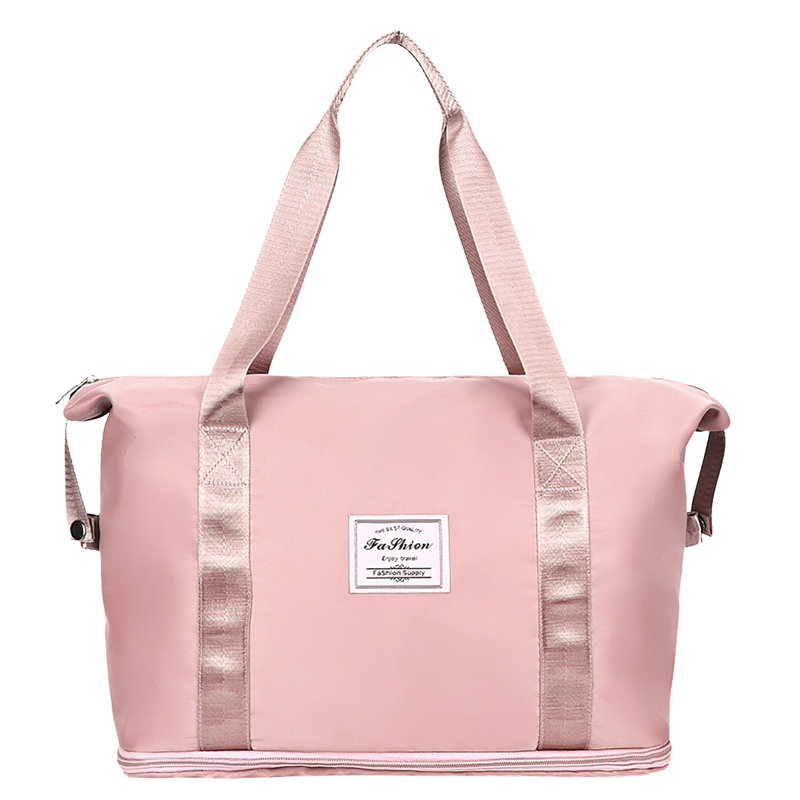 Sac en bandoulière en tissu, Rose