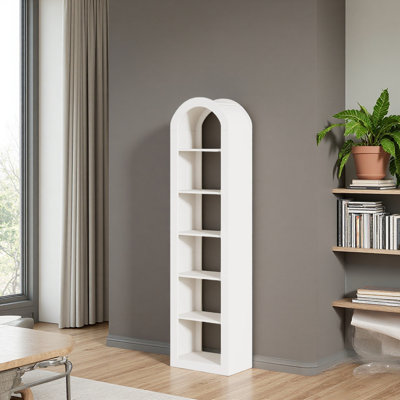 Open Display Shelf,Arched Bookshelf,Bookcase