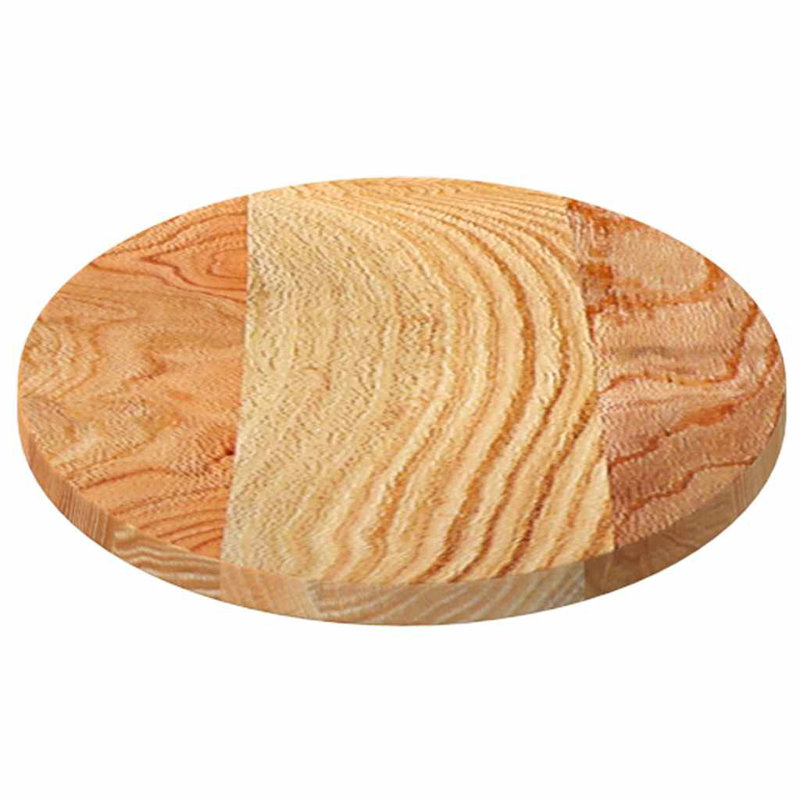 Mullings Solid Wood Table Top, 2cm H x 80cm W x 40cm D, Light Brown