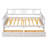 Full Size Daybed Wood Bed With Two Drawers