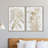 Sketch Border Floral Set Traditional Gold/Gray - 2 Piece Wrapped Canvas Painting Set-72819124