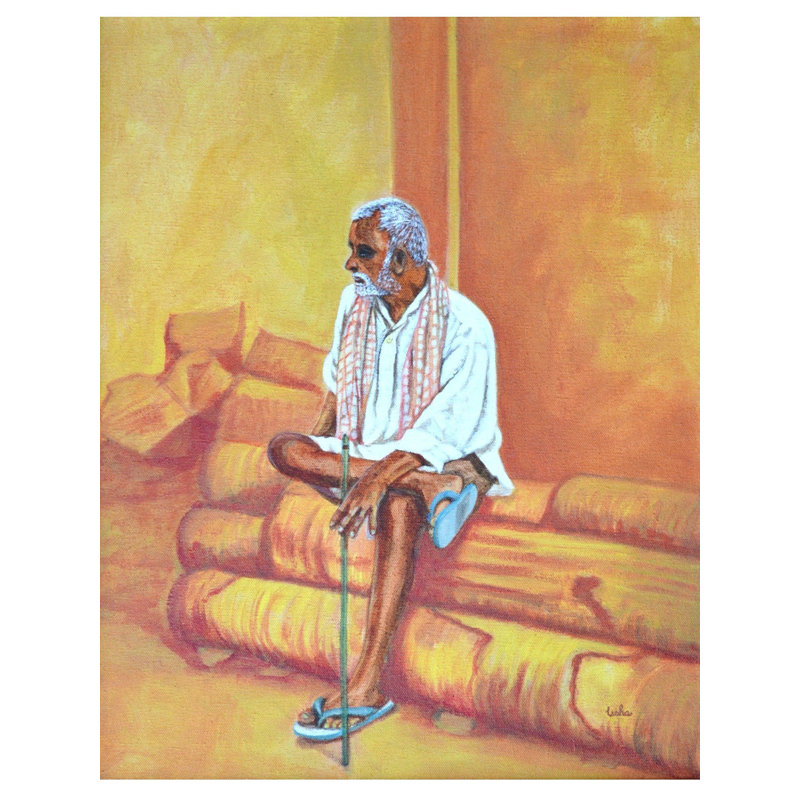 Sweet Reminiscing - peinture acrylique | Acrylique sur toile | Par Usha Shantharam