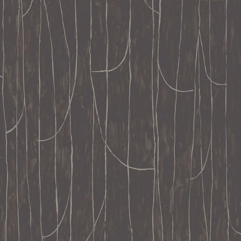Lingering Lines - Wallpaper, Green Tuape, Peel & Stick, Self-Adhesive
