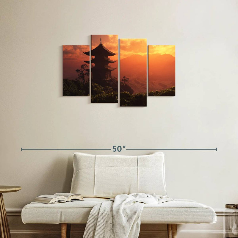 Lilie Mountain House en Chine, H 22 po x l 36 po