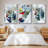Angled Spaces I, ensemble de 3 pièces encadrées sur toile-97759232-97759231