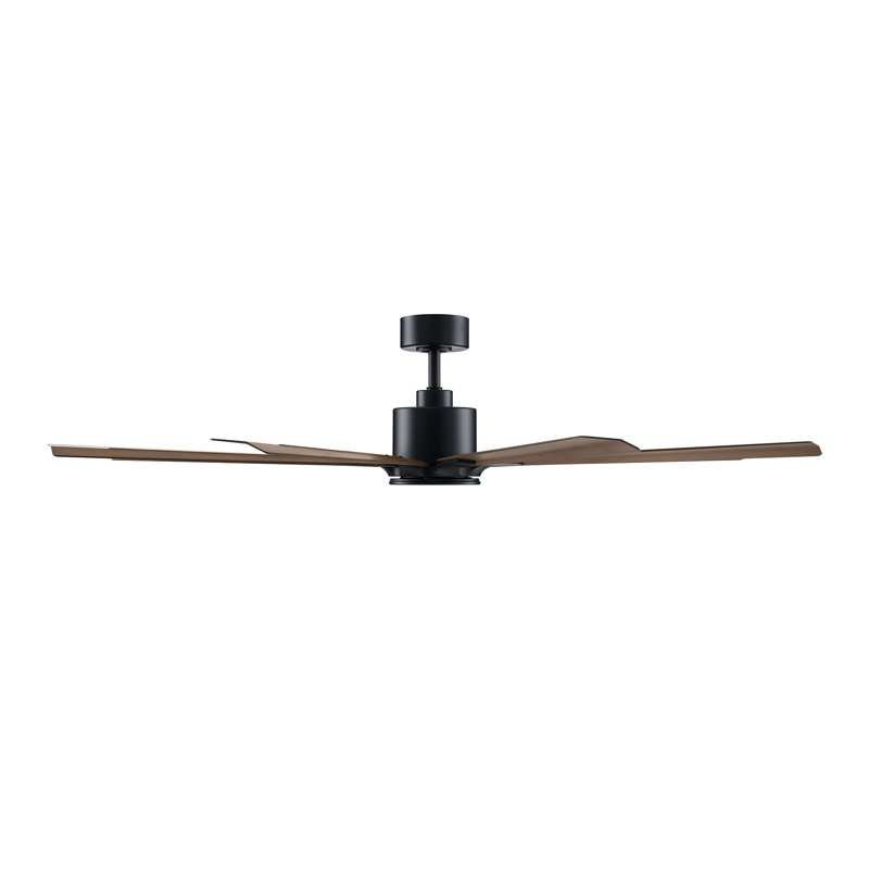 Size Matters 8-Blade Smart Ceiling Fan, 65", Yes, Distressed Koa