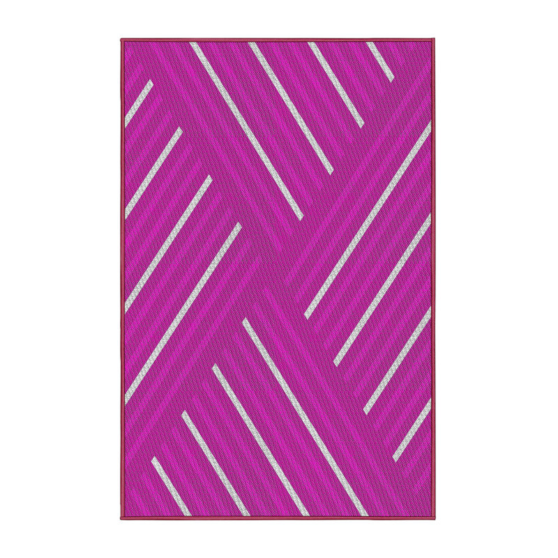 Kizer Geometric Indoor Rug, Rectangle 7' x 9'
