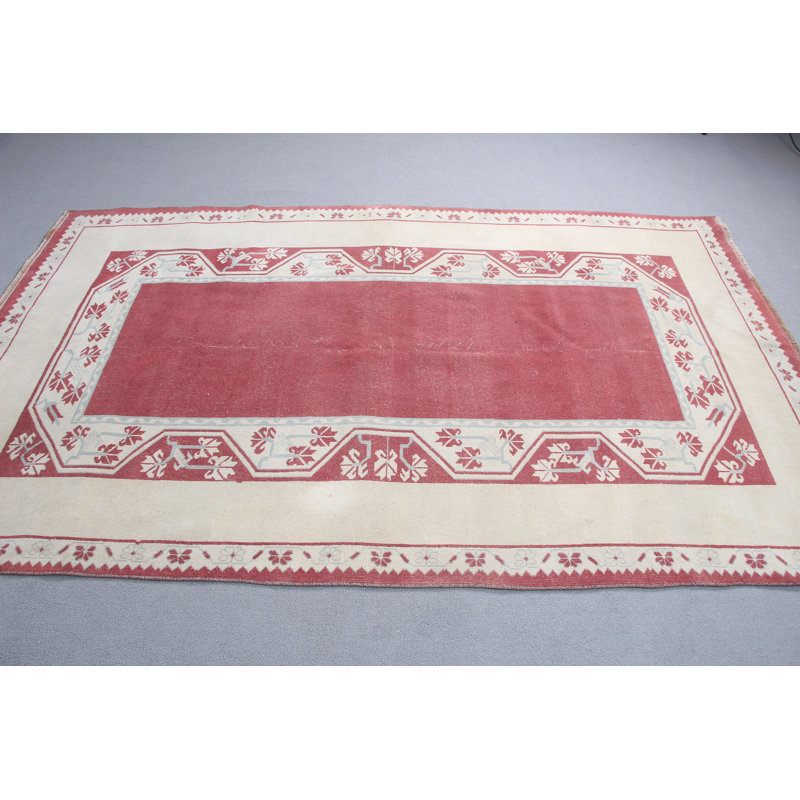 Grand tapis turc antique beige pour une touche rétro classique au décor de votre salon