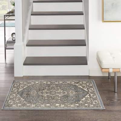 Sereno Floral Machine Woven Area Rug