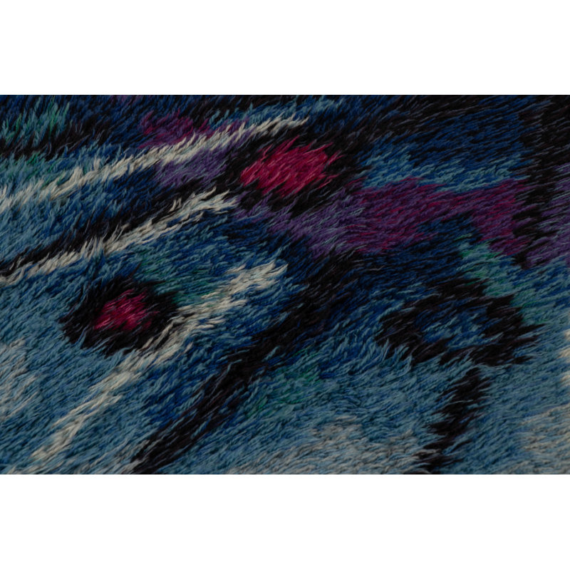 Scandinavian One-of-a-Kind 4'7x6'6 Hand Knotted Area Rug