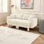 Causeuse moderne à 2 places en tissu avec pieds cylindriques et support à ressorts Modern-364207563