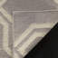 Tapis gris / ivoire en laine tissé à la main et à plat Rodgers-1871663542