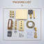 Système de douche thermostatique à 3 fonctions 12 po avec pomme de douche carrée-119136734