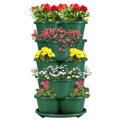 Jardinière empilable à 5 niveaux