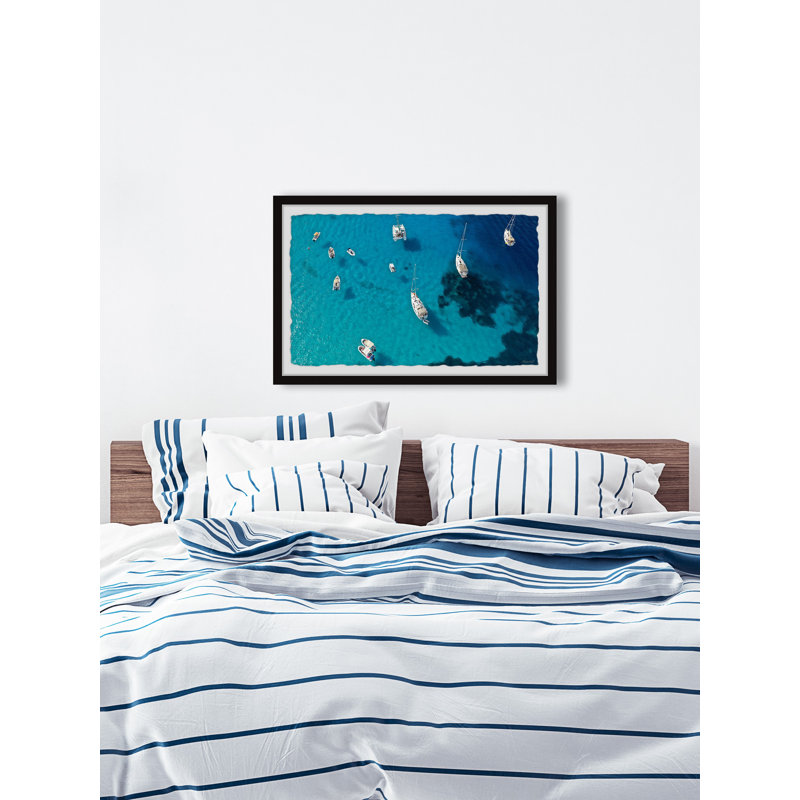 Anchor Drops 1 Piece Single Picture Frame Wall Art, 20cm H x 30cm W