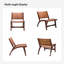 Chaise d'appoint l 23,5 po Allegheny-1167415235