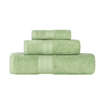 Asleigh 450 GSM Eco-Friendly 100% Ringspun Cotton Assorted Bathroom Towel Set