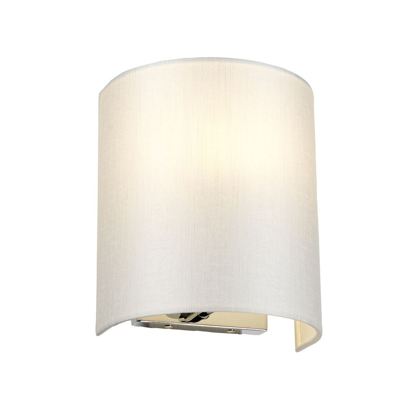 Zaragoza Flush Mounted Sconce, 23cm H x 19cm W x 12.8cm D, Polished Chrome