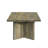 Rectangular Solid Wood Coffee Table, Mango Brown