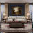Modern Upholstered Sofa with Deep Cushions and Multiple Throw Pillows