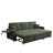 83.5'' Convertible Sleeper Sofa with Pull-Out Bed, Corduroy L Shaped Sectional Couch with Storage Chaise & USB Charging Port-34208692