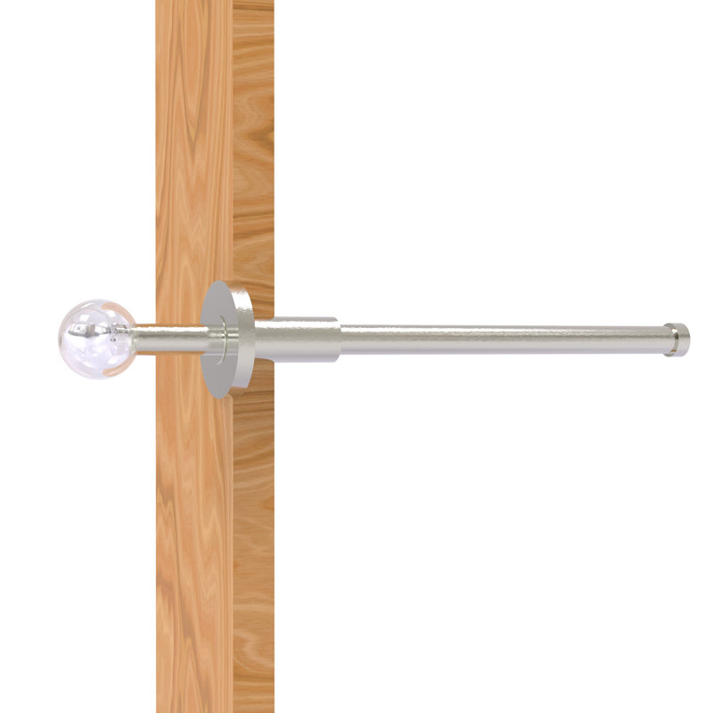 Tringle de garde-robe en métal Clearview, Nickel satiné