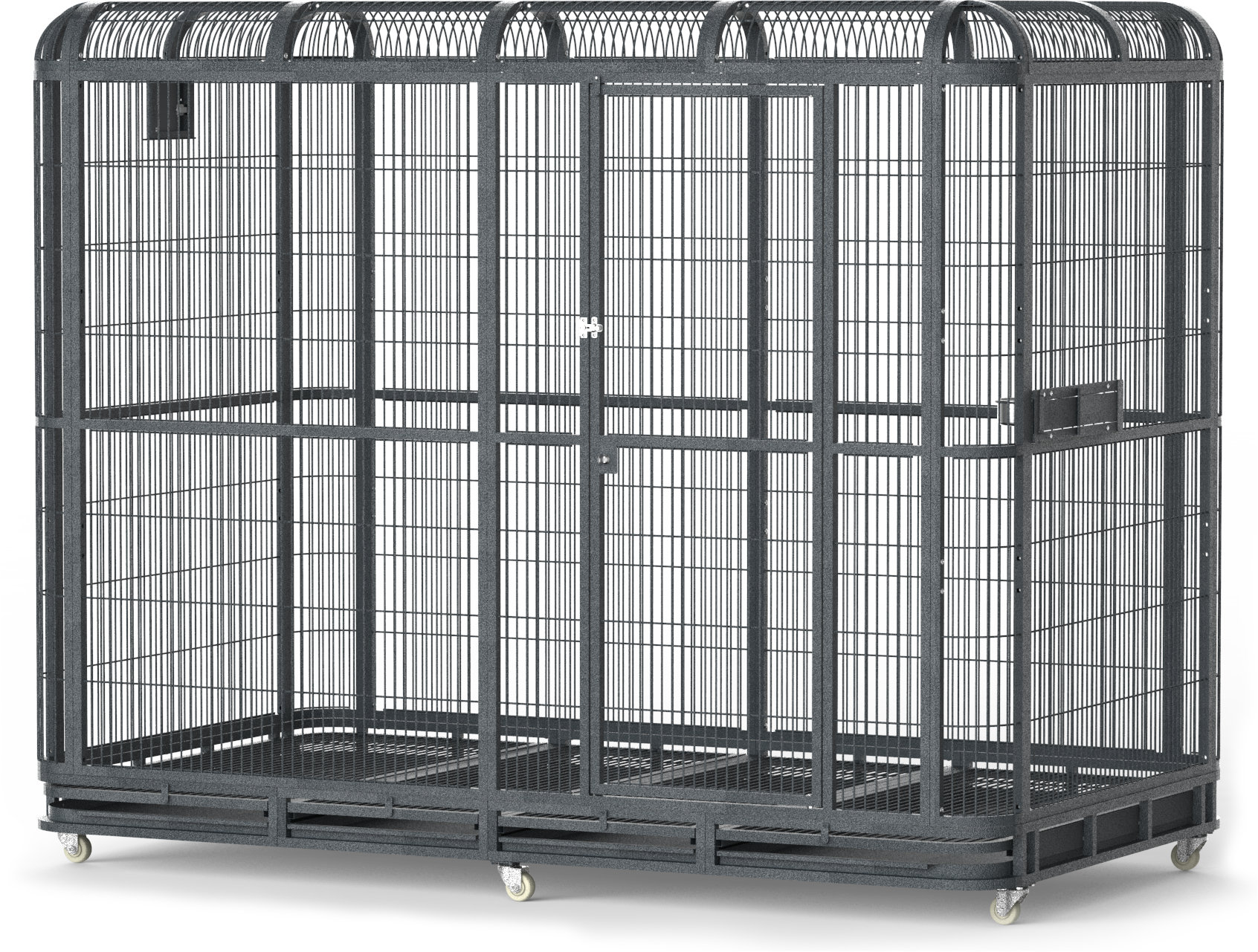 A&E Cage Co. 10'' Iron Flat Top Floor Bird Cage with Wheels Wayfair