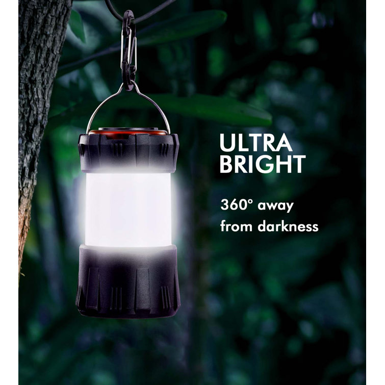 AKSOUL Battery Powered Integrated LED Outdoor Lantern - Wayfair Canada