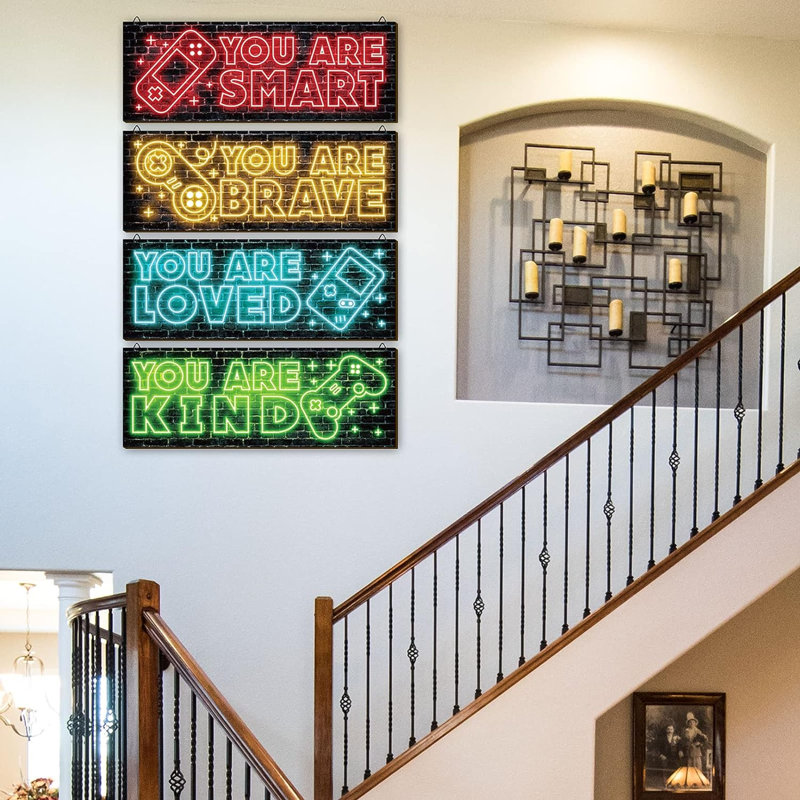 Adgie Entertainment 4 - Piece Framed Art