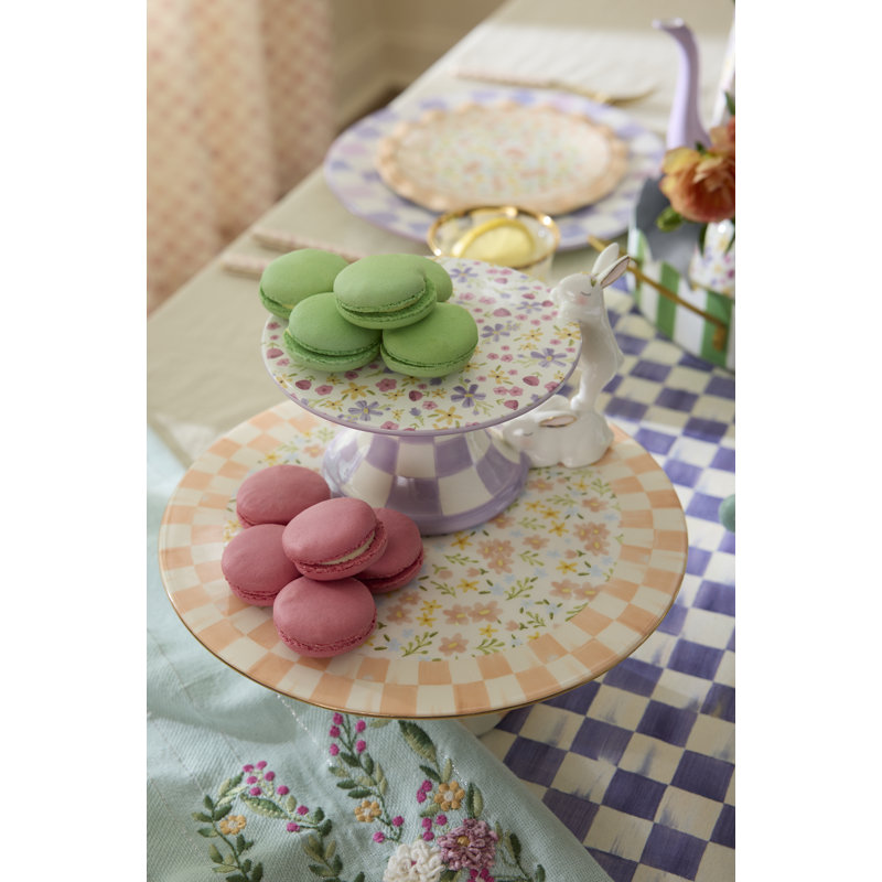 Posie Patch Ceramic Dessert Plates