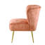 Fauteuil à oreilles Vibrant Burnt Orange