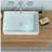 24"x16" White Ceramic Rectangular Vessel Bathroom Sink