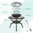 Bafti Round Outdoor Dining Table , 40.28 " W 40.28 " D