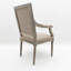 Dalton 45cm H Linen Upholstered Upholstered Back Armchair-903600108-903600109