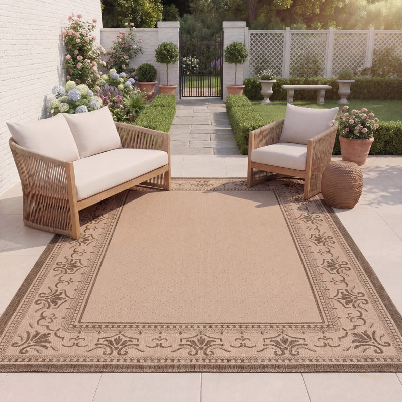Tapis intérieur / extérieur Bordeaux, Rectangle 8 pi x 11 pi