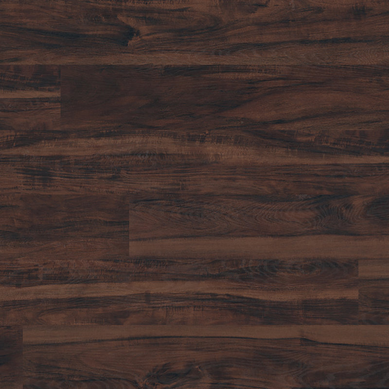 Plancher de vinyle brossé minuit 7 po x 48 po 2,5 mm Brushwood Midnight Walnut, Noyer de minuit