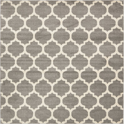 Molly Power Loom Dark Gray/Ivory Rug