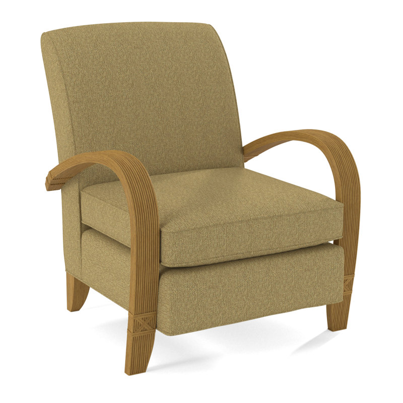 Vero Armchair, Honey, White Performance Fabric; 0851-94