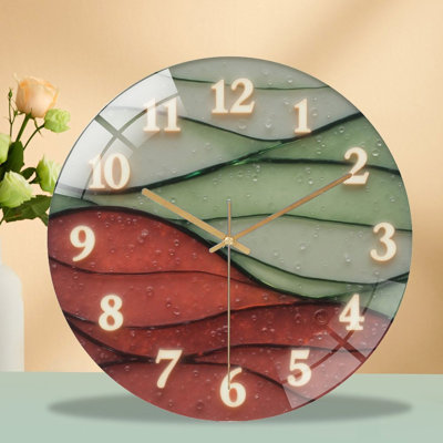 Horloge murale 12 po Glowing