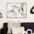 CosmoLiving by Cosmopolitan Gold Canvas Abstract Framed Wall Art with Gold Frame-69975437