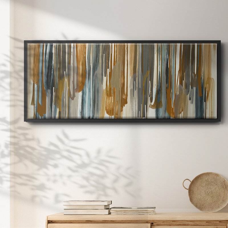 Illusion d’optique - toile encadrée, H 20 po x l 50 po