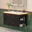 Meuble-lavabo flottant simple 36 po avec lavabo, lavabo mural avec veilleuse à détecteur de mouvement-1883749094
