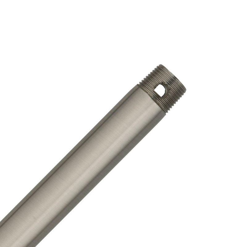 Wind River Ceiling Fan Downrod, Nickel, 18" H x 0.75" W x 18" D