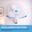 16" Oscillating Wall Fan wth Time
