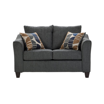  Causeuse rembourrée 1250, gris anthracite fusée