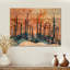 «4 Seasons Forest Trees Dream Fragments IV», impression sur bois de forêt - sur bois de pin naturel-468221391