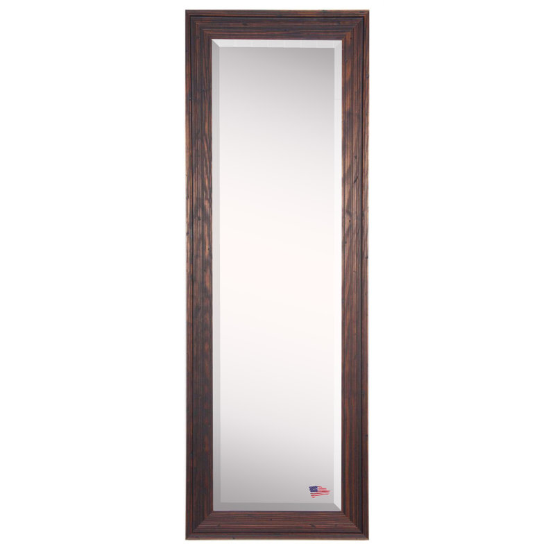 Miroir en bois massif de bois de grange de Soderlund, H 60,25 po x l 21,25 po